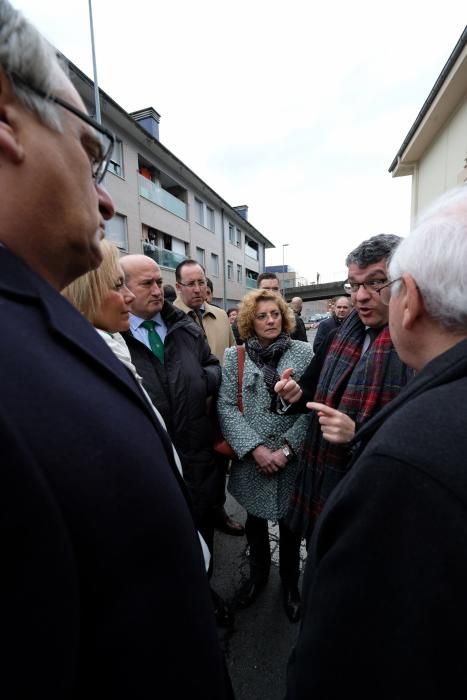 Los ministros Álvaro Nadal e Iñigo de la Serna, en Asturias