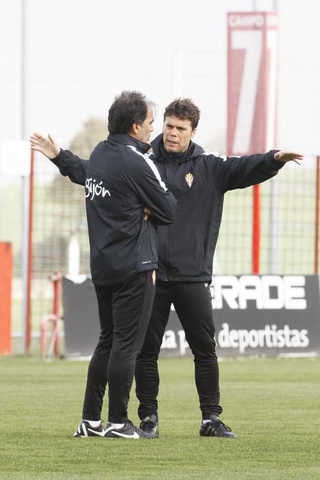 Entrenamiento del Sporting