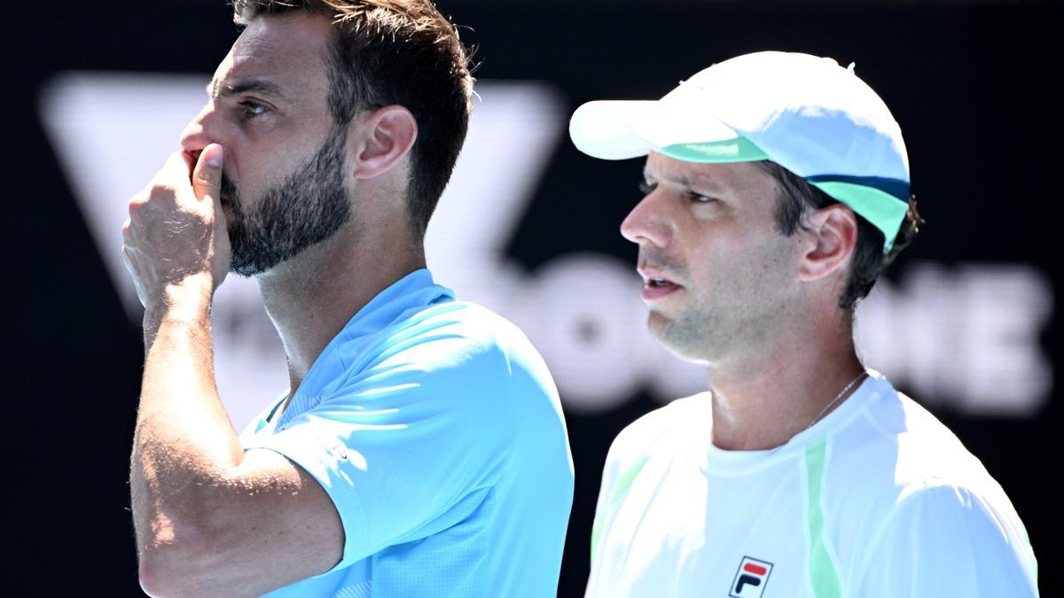 Granollers y Zeballos, durante un partido.