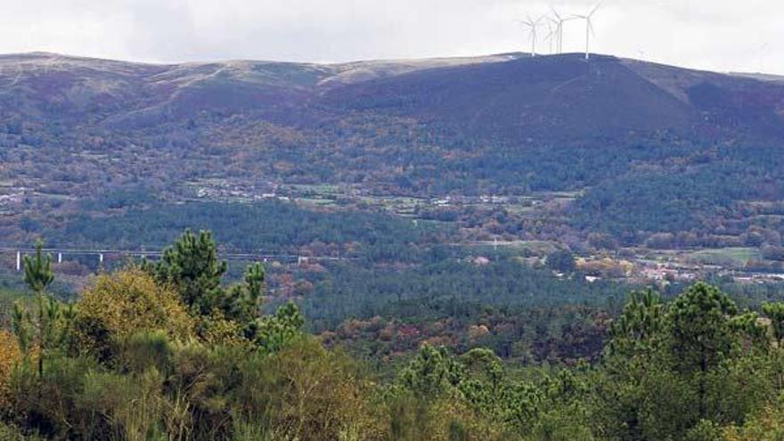 Terrenos donde se ubicará la futura planta de tratamiento de residuos del sur de Galicia.  // Brais Lorenzo
// Hugo Barreiro