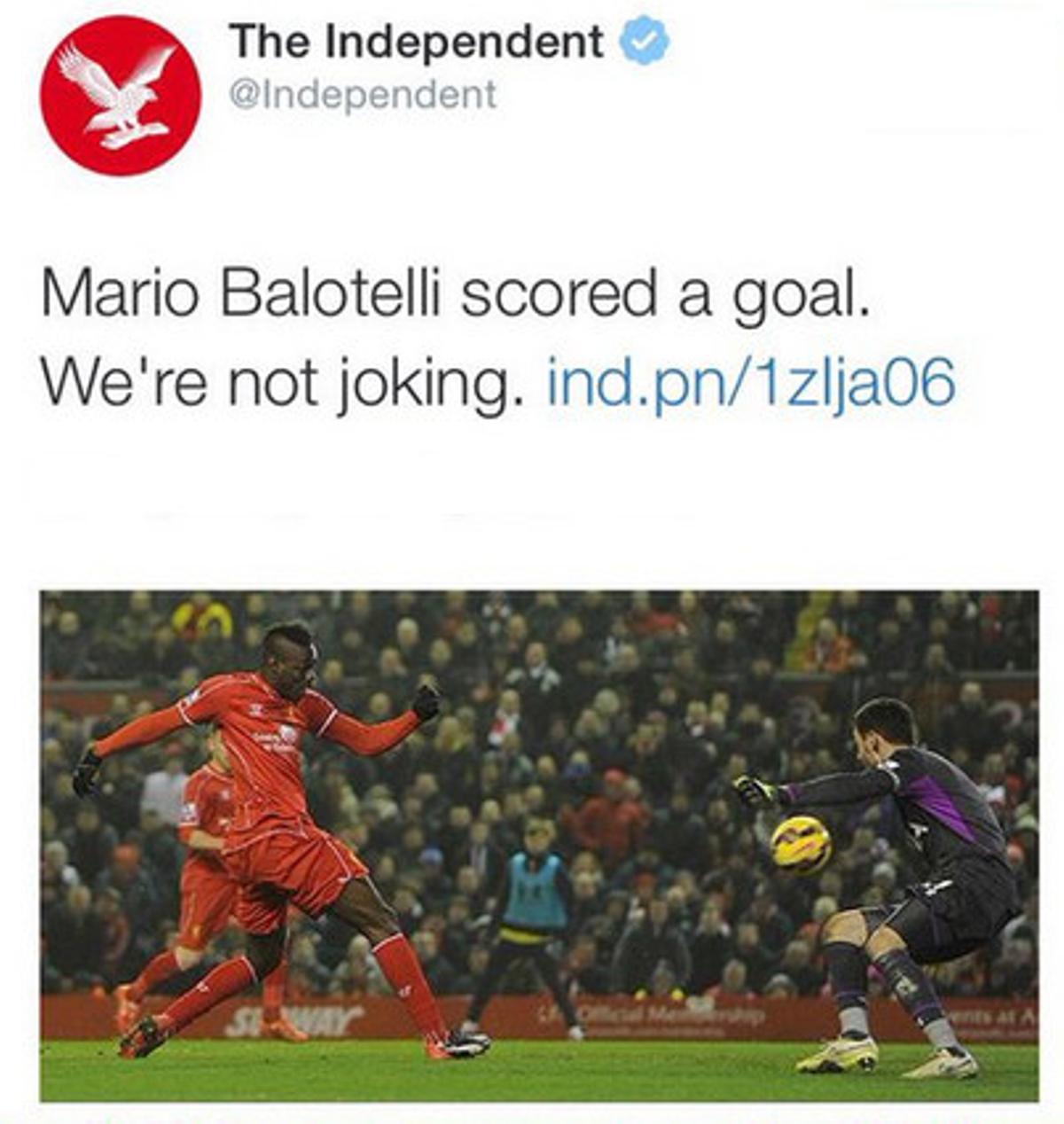 Los 'memes' del primer gol de Balotelli