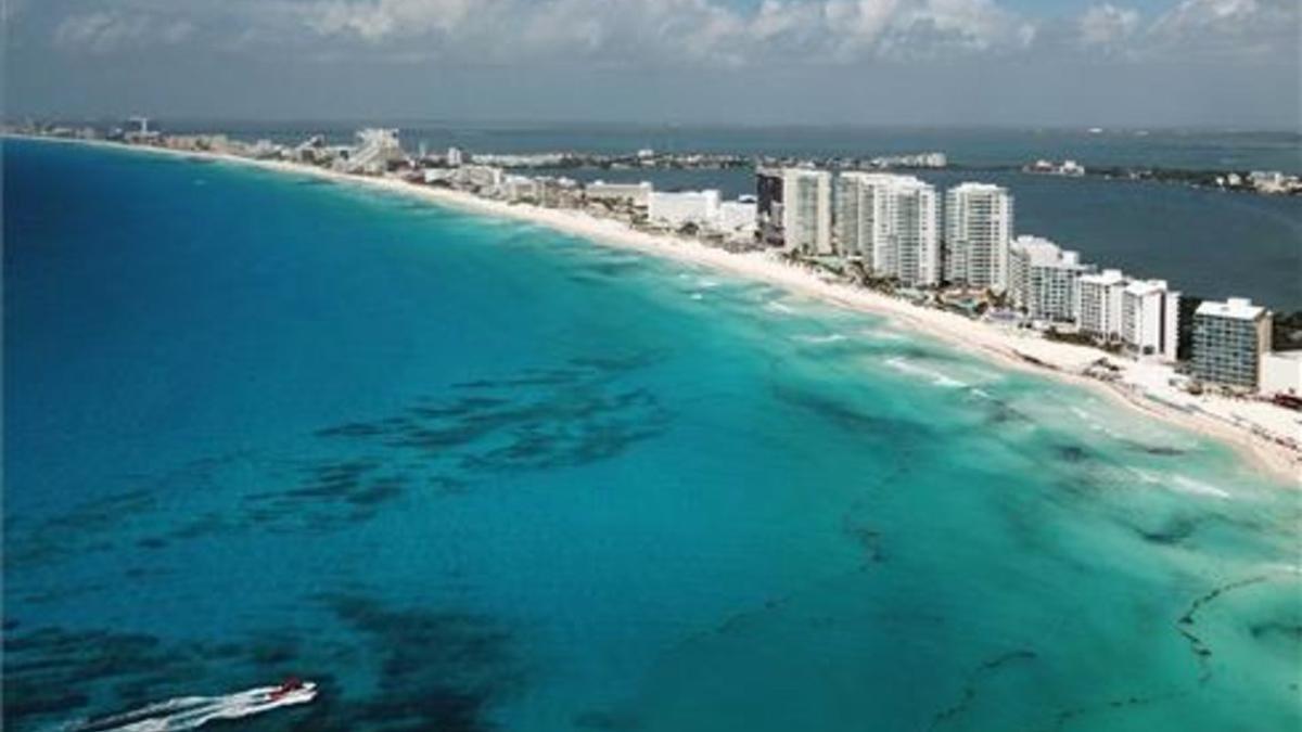 Zona de playas de Cancún