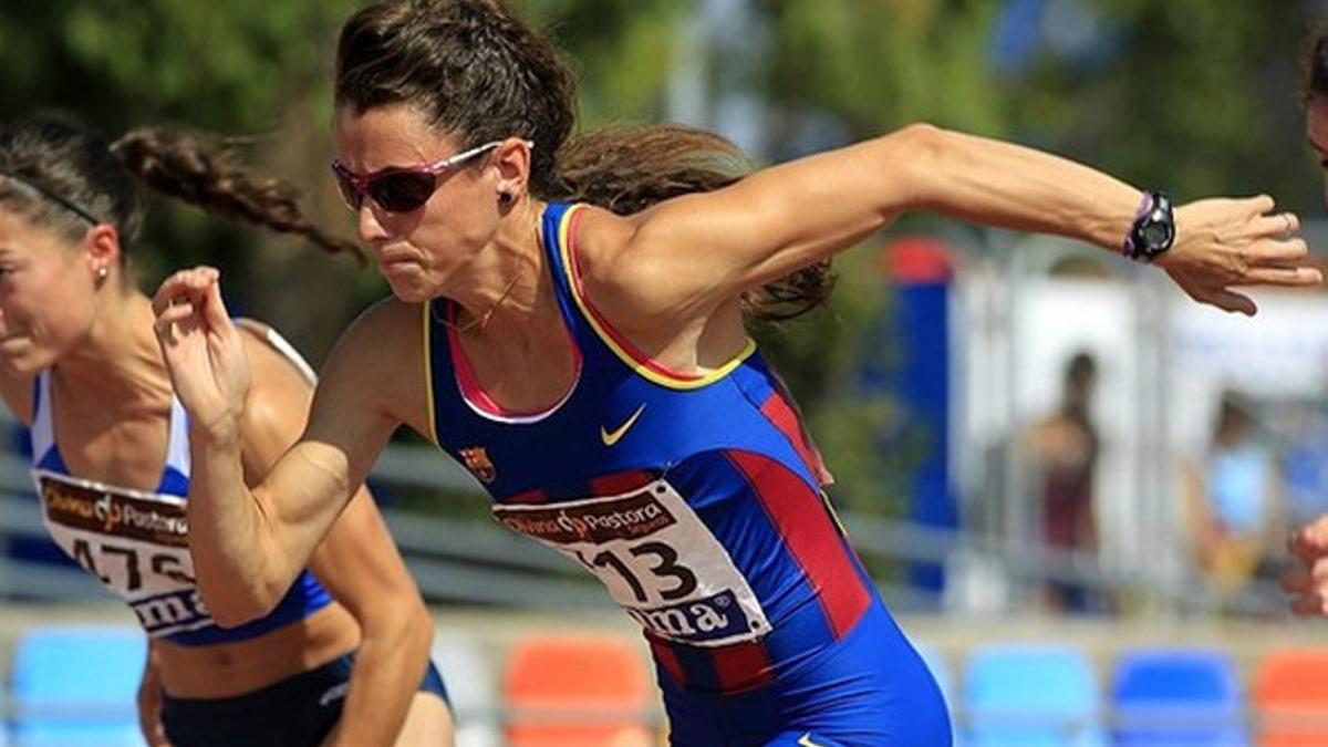 Caridad Jerez, actual campeona de España en el 110 metros vallas