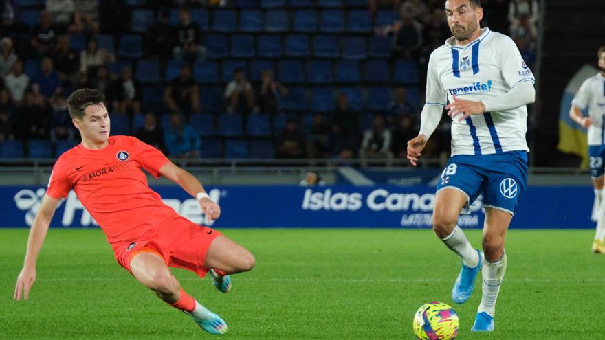 Enric Gallego, un pichichi a la baja en el CD Tenerife