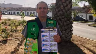 Alegría en Villanueva de Córdoba por cinco cupones de la ONCE que valen 175.000 euros... y podían haber sido más