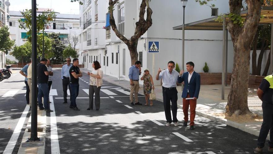 Bernal y Fernández visitaron ayer la vía.