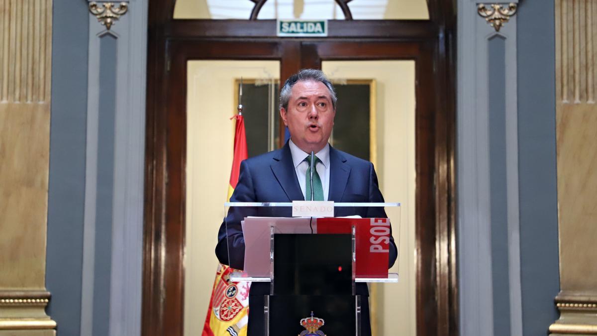 Juan Espadas en el Senado