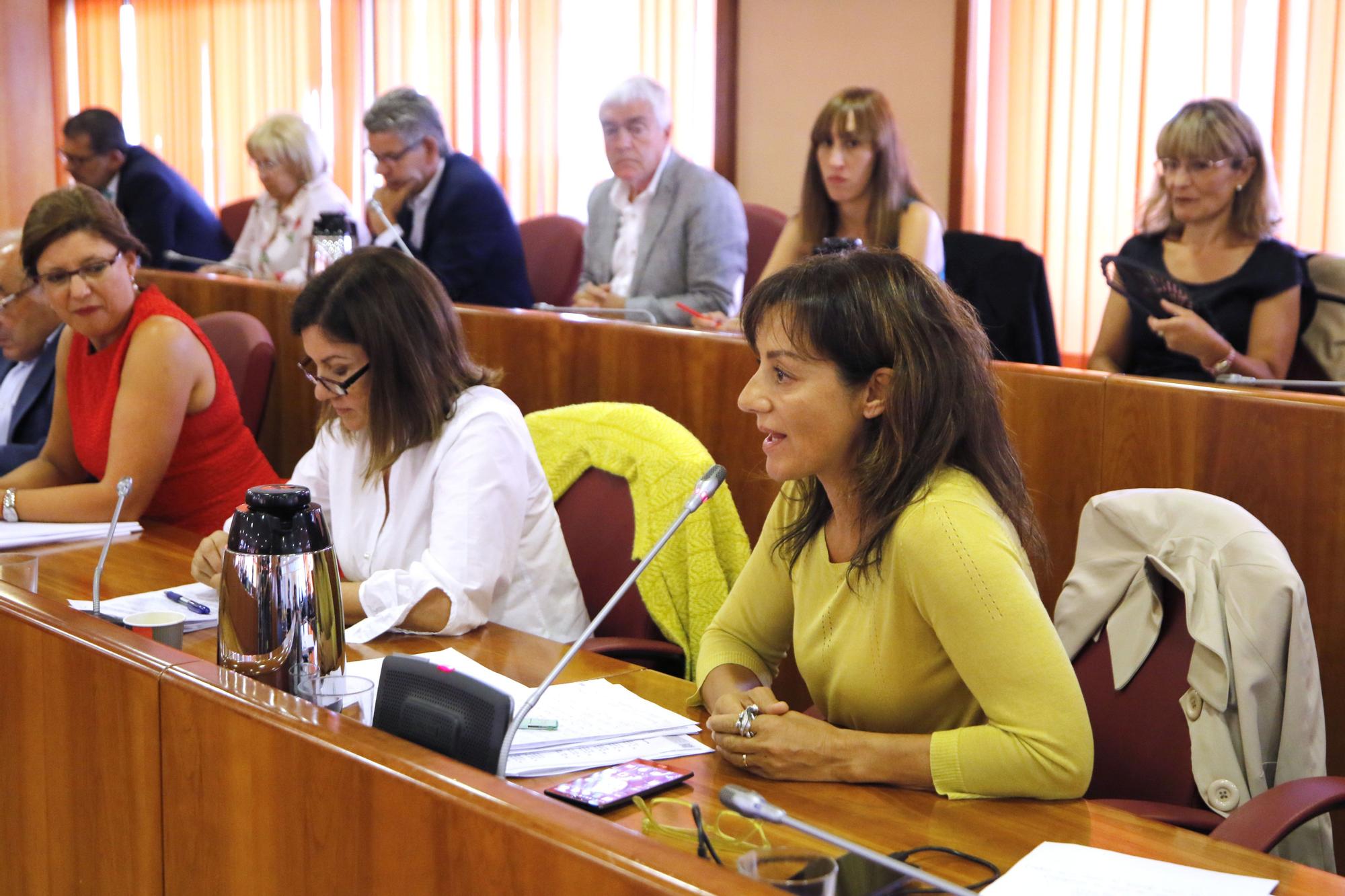 Intervención de Chus Lago en un pleno del concello de Vigo