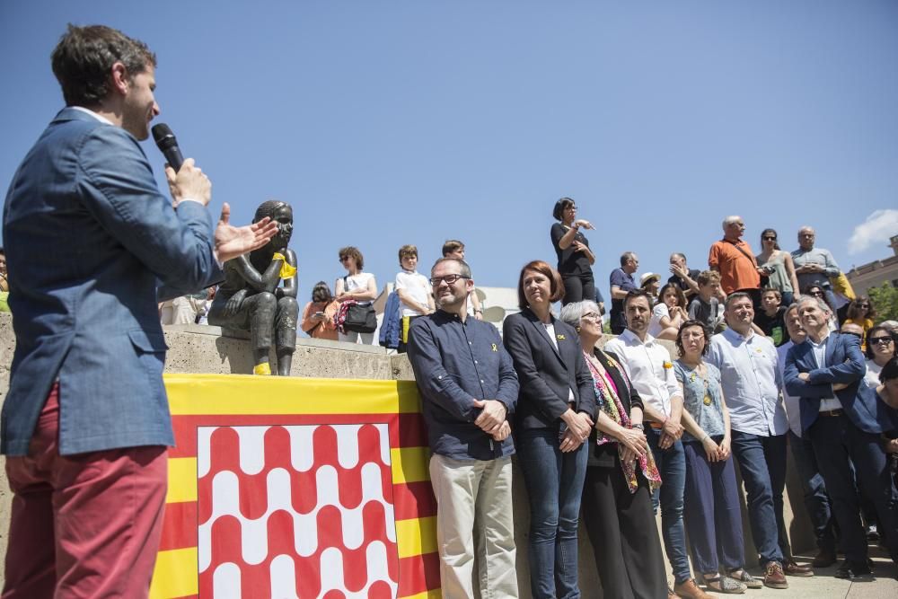 Inauguració de la plaça U d'Octubre de 2017 de Girona