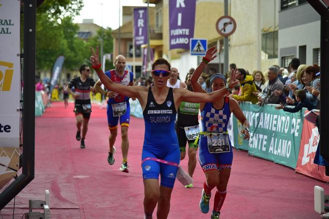 Llegada del triatlón de Fuente Álamo (I)