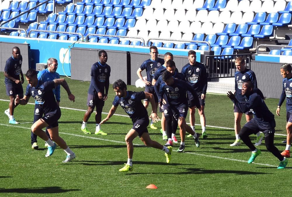 El Dépor prepara en Riazor el duelo de Anoeta