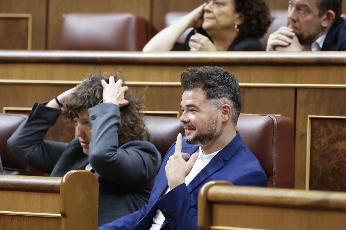 Rufián sobre Milei y Ayuso: Son los abusones del colegio de toda la vida