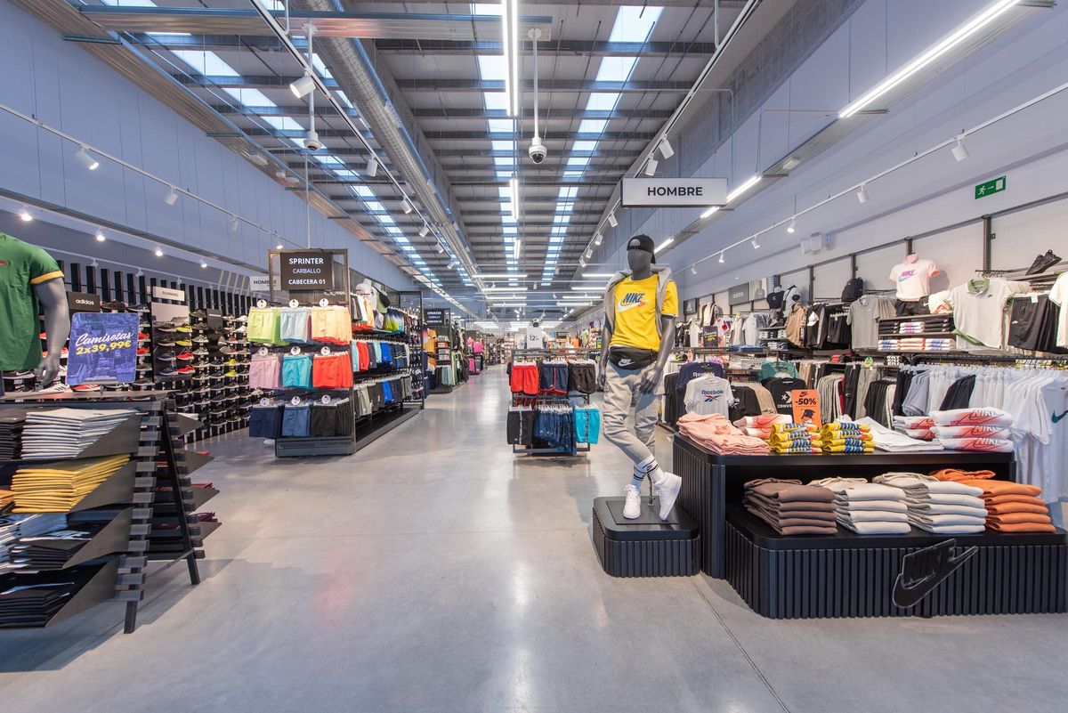 Interior de una de las tiendas de Sprinter.
