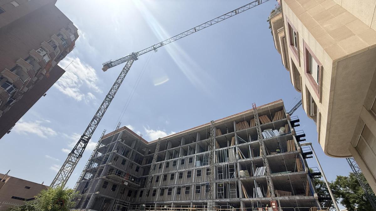 Estado actual de las obras de la futura residencia de Centrofama.
