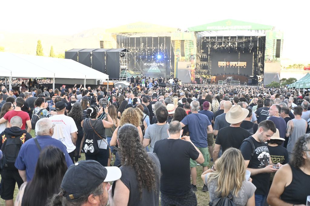 Ambiente de la segunda jornada del Rock Imperium Festival en Cartagena