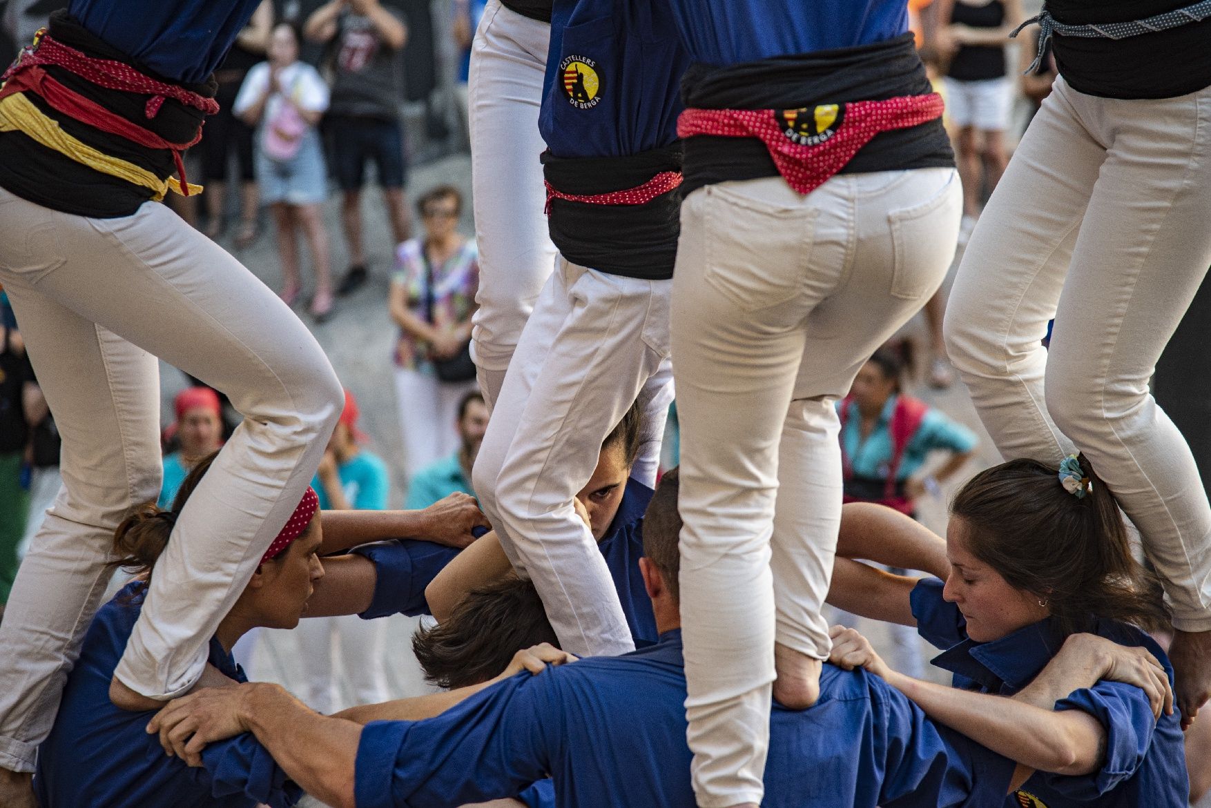 Els Castellers de Berga celebren el seu desè aniversari