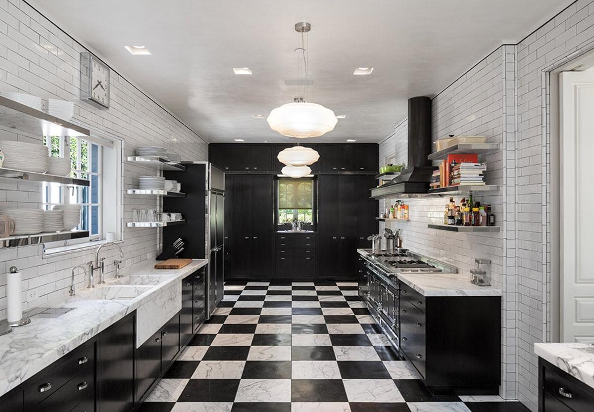 Cocina en la casa de Brad Pitt y Jennifer Aniston