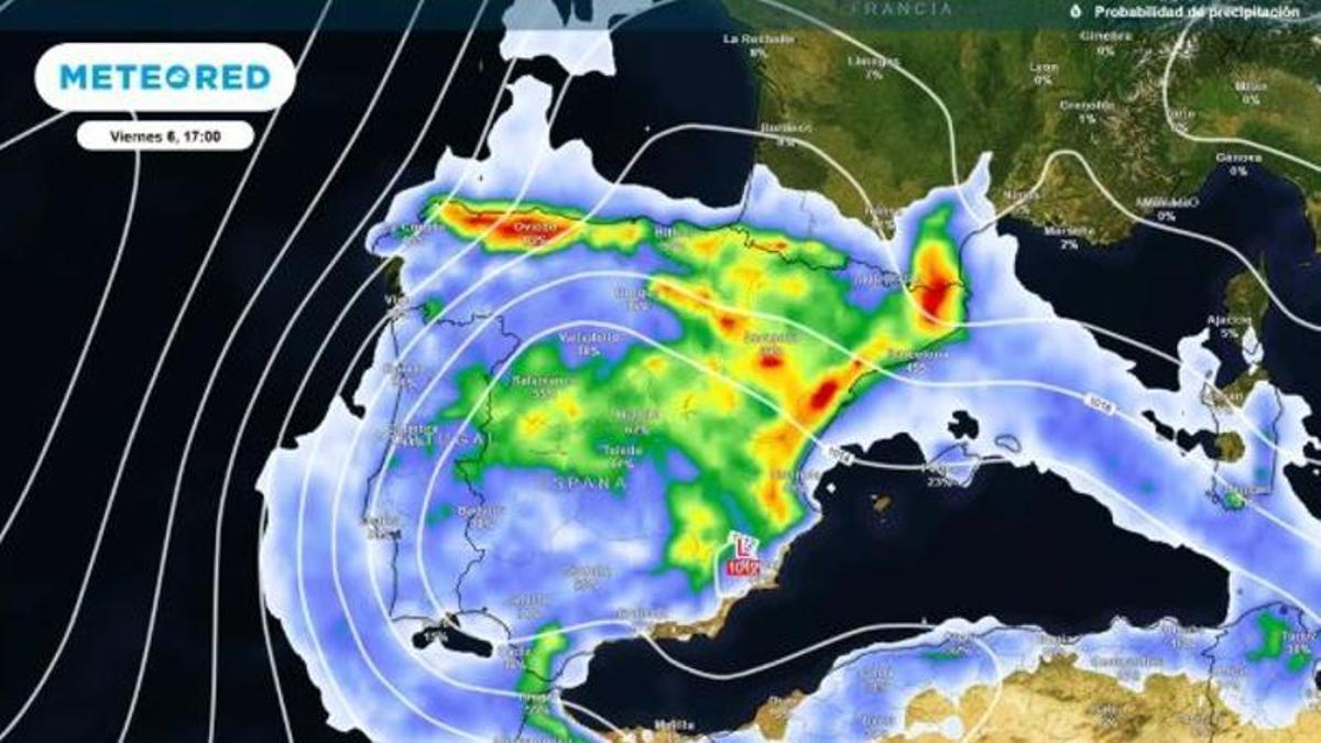 tras Regina, los modelos apuntan a una dana con más inestabilidad