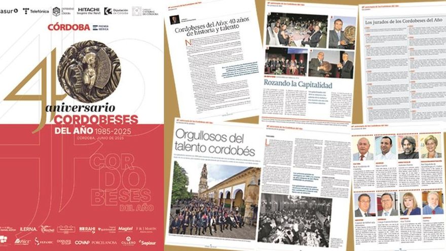 Diario CÓRDOBA distribuye este jueves un libro por el 40 aniversario de los Cordobeses del Año