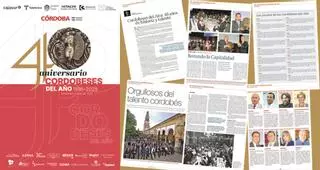Diario CÓRDOBA distribuye este jueves un libro por el 40 aniversario de los Cordobeses del Año