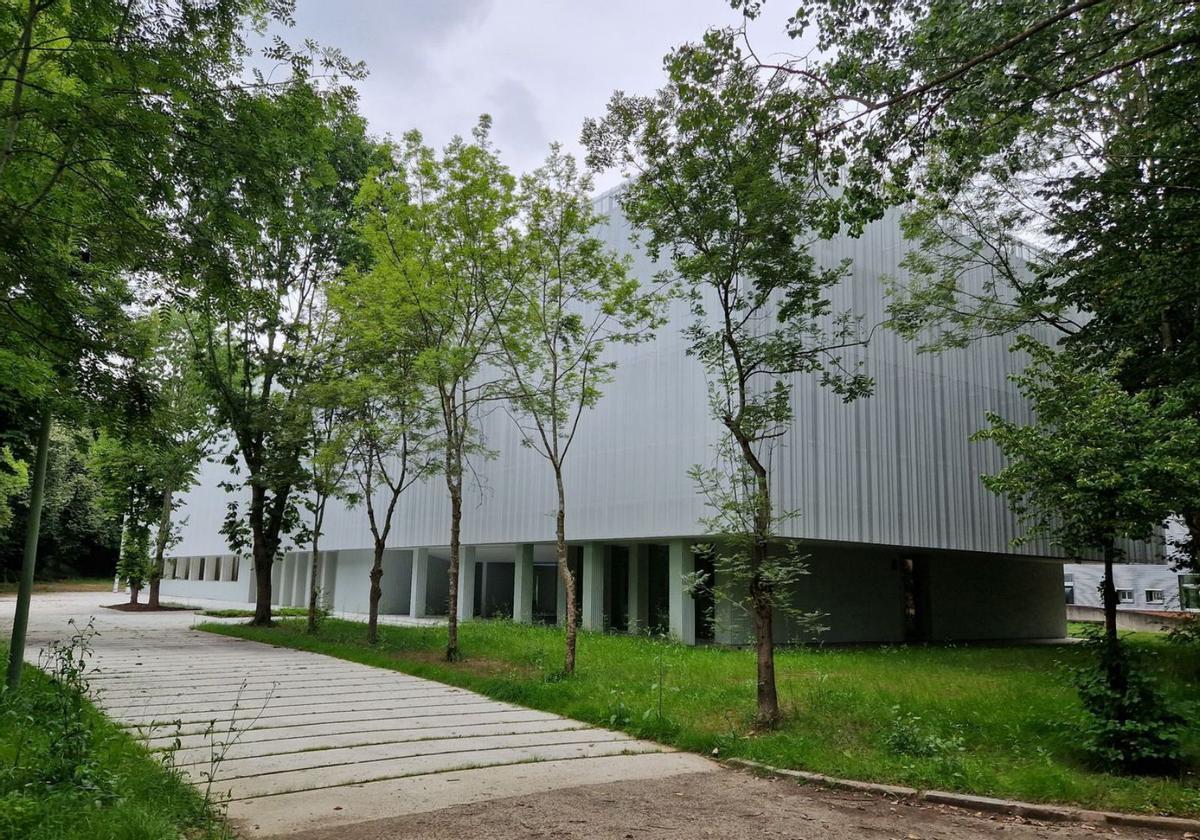 Aspecto que presentaba ayer el edificio del IPLA, ya terminado. | LNE