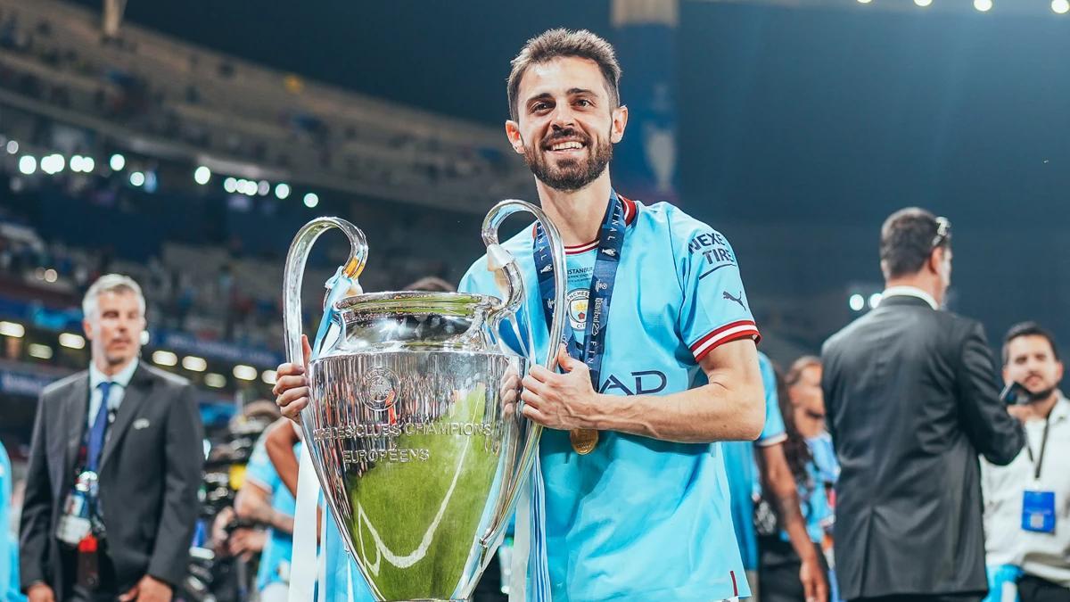 Bernardo Silva, con la Champions League