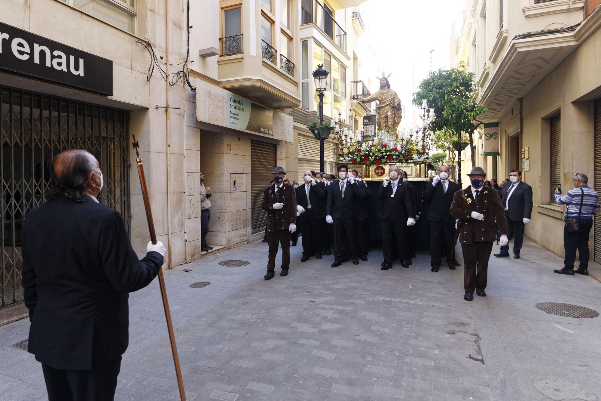 Procesión del Encuentro de Pascua en Castelló.