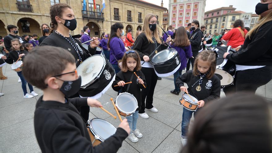 Tamborrada de Semana Santa 2022 en Avilés