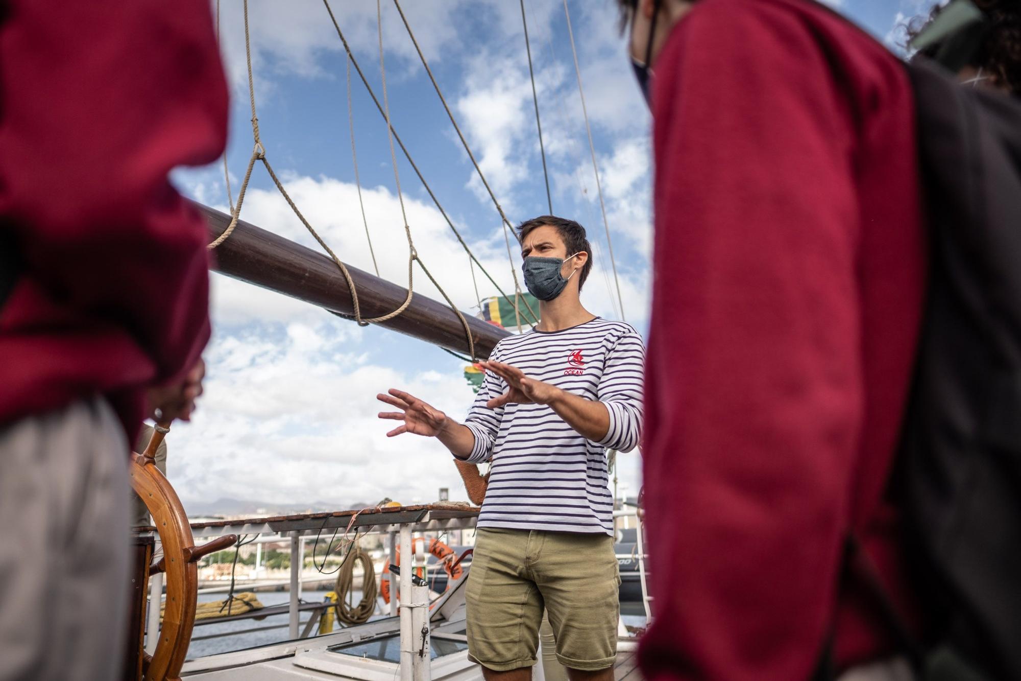 Visita a Tenerife del velero de la ONG medioambiental ‘Wings of the Ocean’