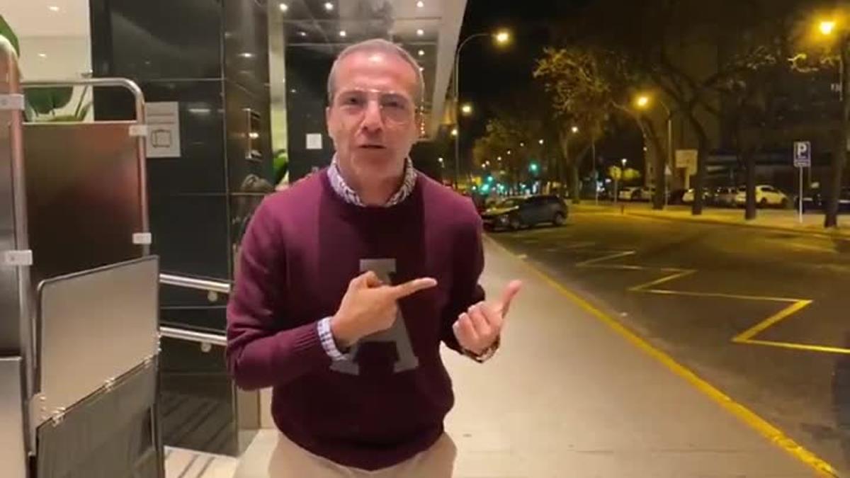 Cristobal Soria se mea de la risa con la derrota del Madrid