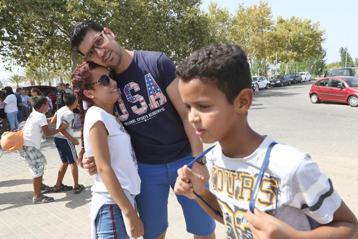 Despedida a los niños saharauis