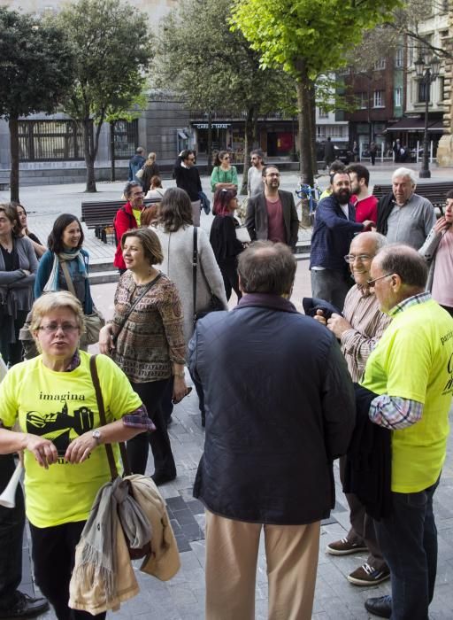 Marcha e inauguración de la exposición de Trazados