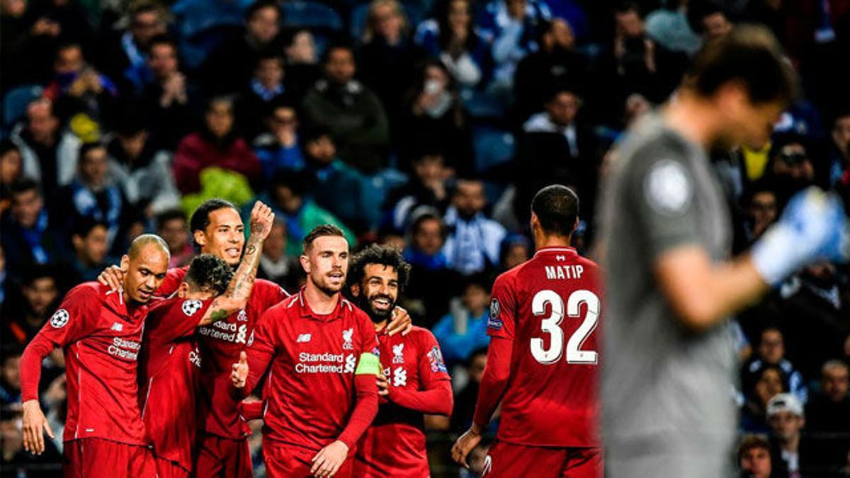 El Liverpool se pasea en Do Dragao y será el rival del Barça en semifinales