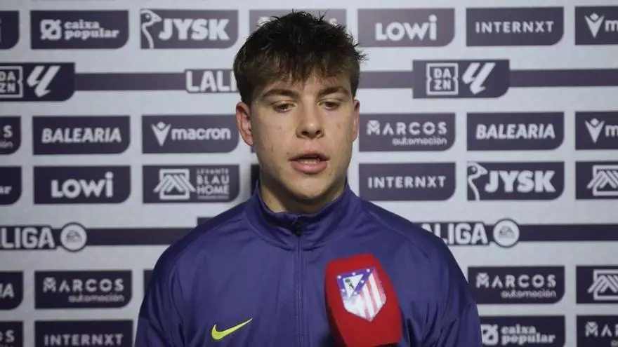 Jano Monserrate debuta en el Atlético de Madrid: "Era mi sueño y el de mi abuelo"