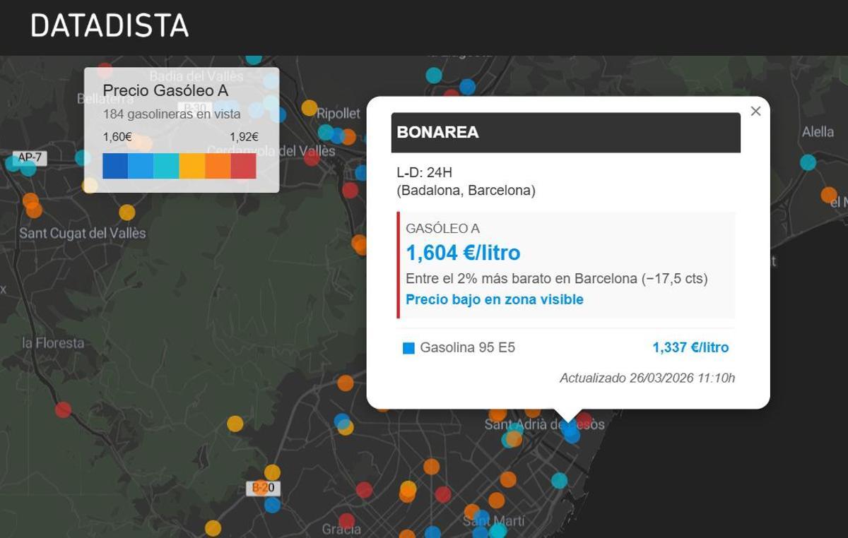 Mapa de Datadista