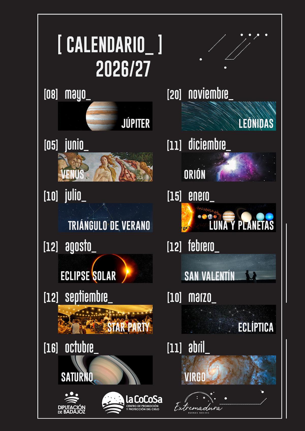 Programa de la temporada 2026 - 2027 del CPPC de La Cocosa.