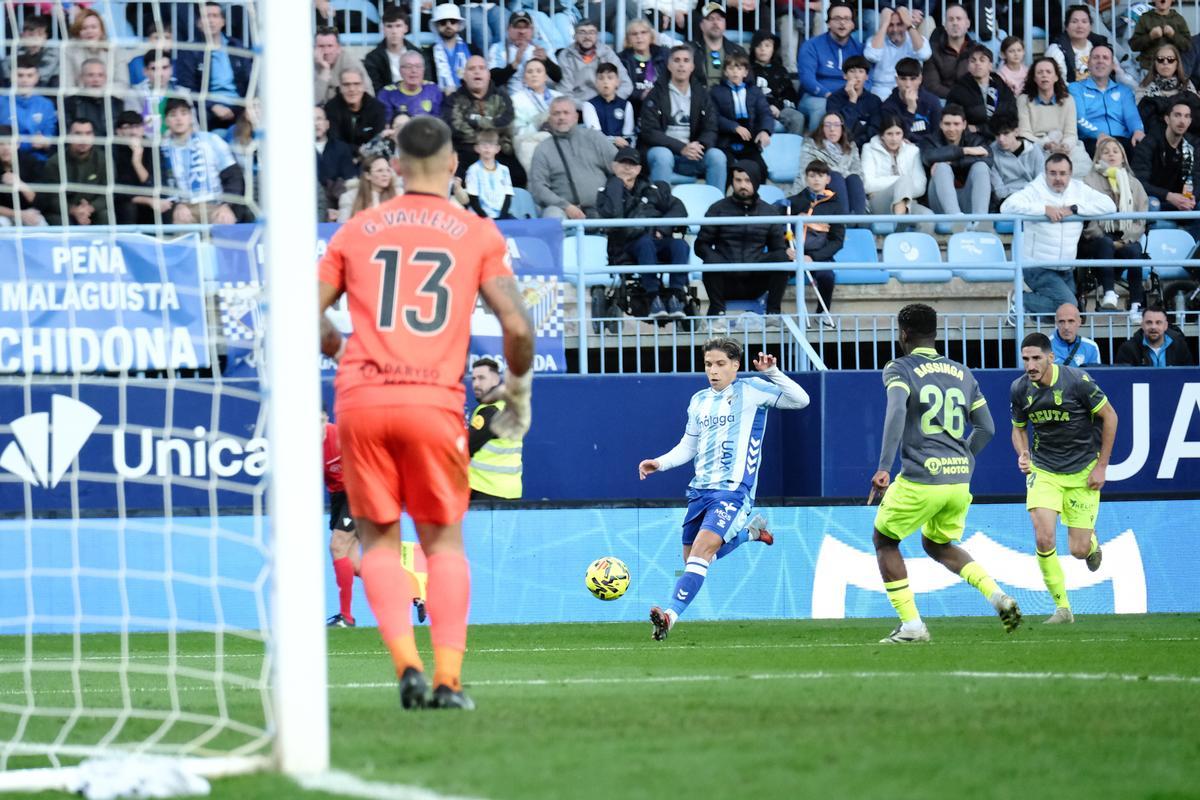 LaLiga Hypermotion | Málaga CF - AD Ceuta, en imágenes
