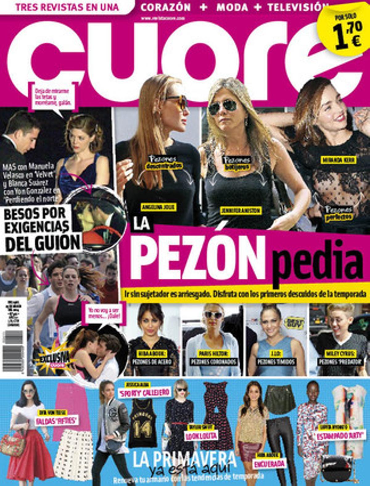 La revista ’Cuore’ d’aquesta setmana. La revista ’Cuore’ d’aquesta setmana.