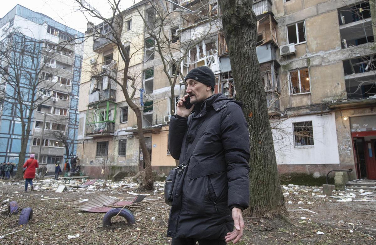 Ataque ruso con misiles sobre Zaporiyia