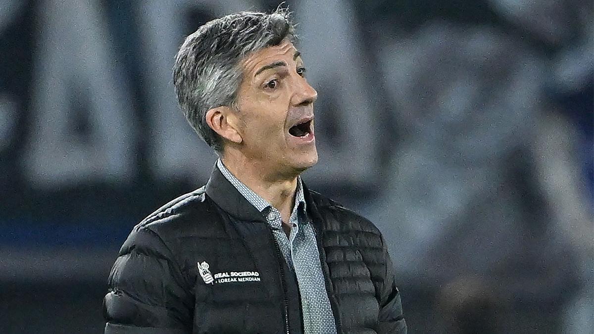 Imanol Alguacil, en el encuentro ante la Roma