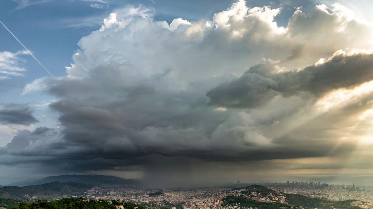 Lluvia en Sant Adrià y Badalona