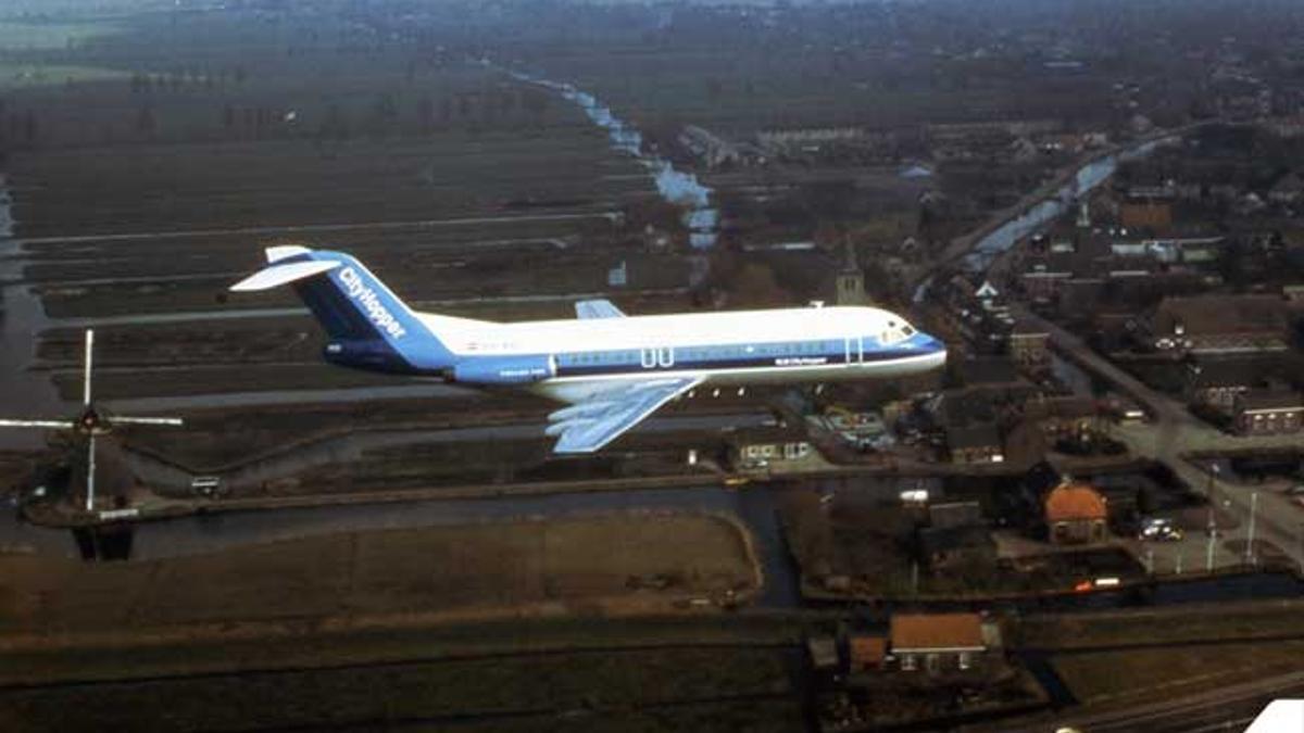 Avión de KLM en 1977