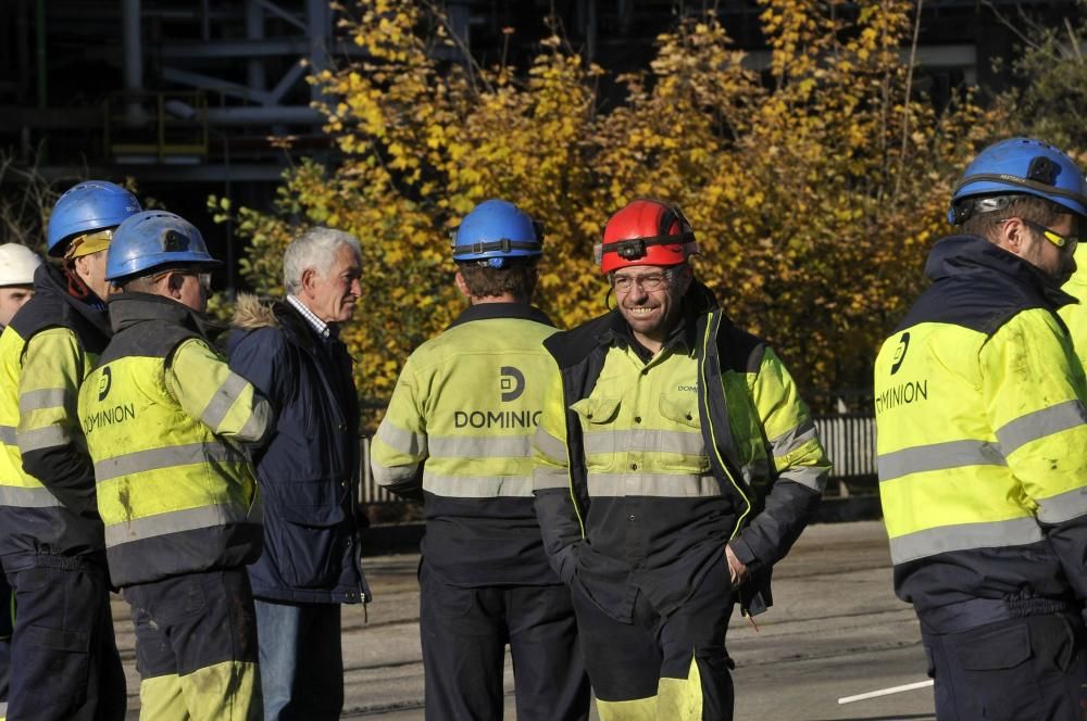 Protestas de los trabajadores de Lada por el futuro de la térmica