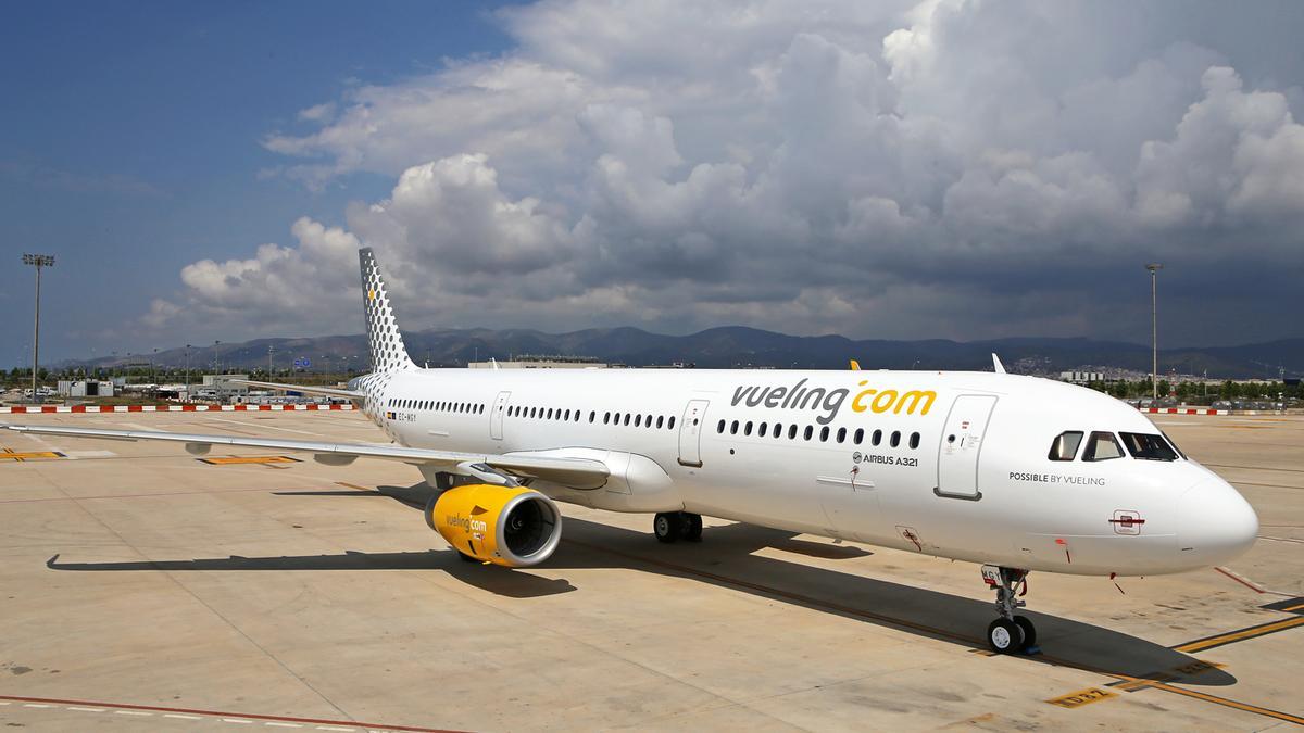 Un avión de Vueling