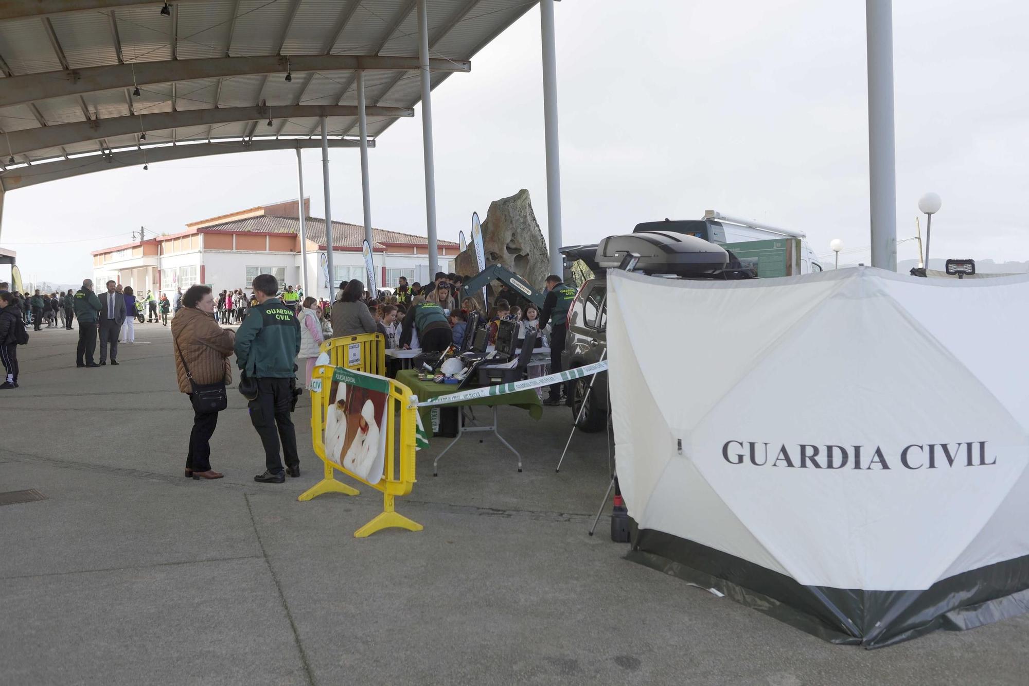 Exhibición de la Guardia Civil en Abegondo