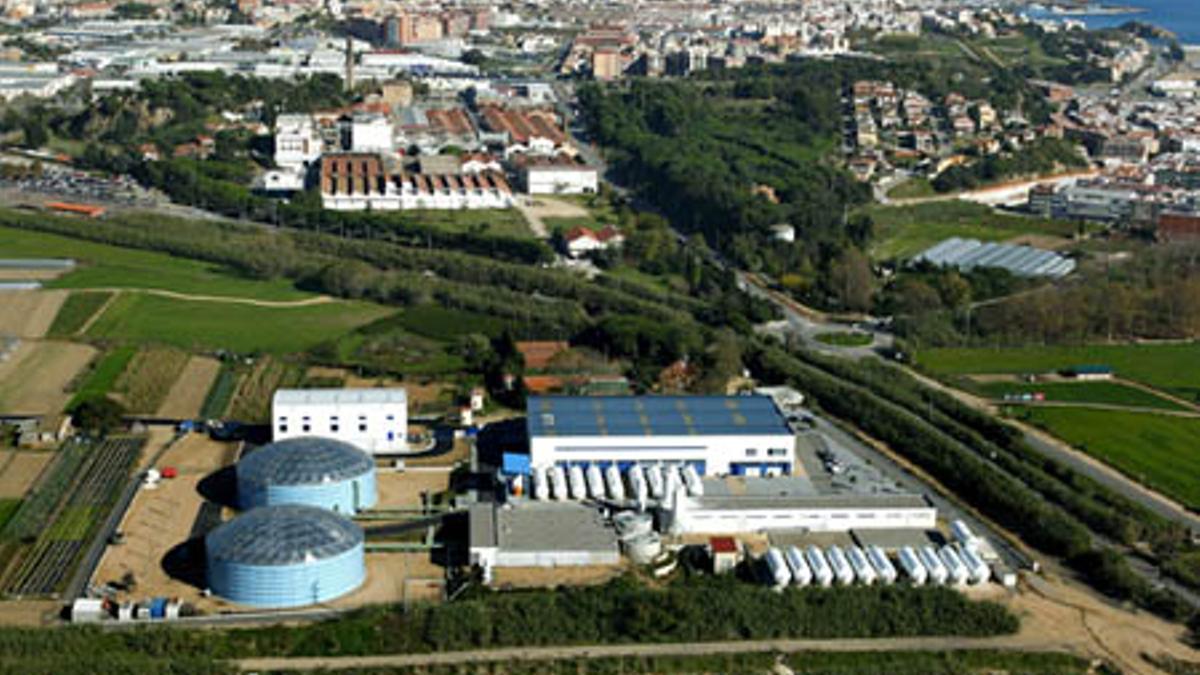 Desalinizadora de la Tordera, en Blanes.