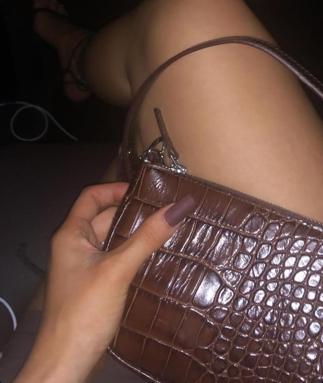 La manicura marrón mate de Kylie Jenner