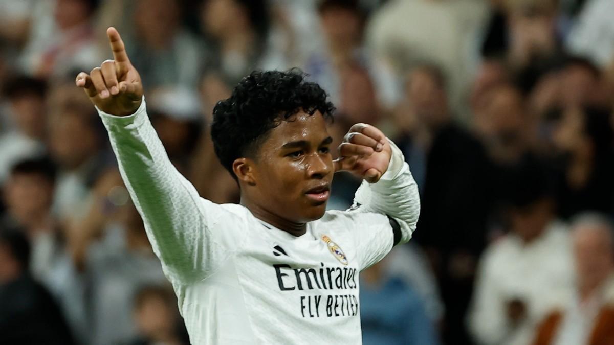 Endrick, antes en el Madrid; ahora en el Lyon