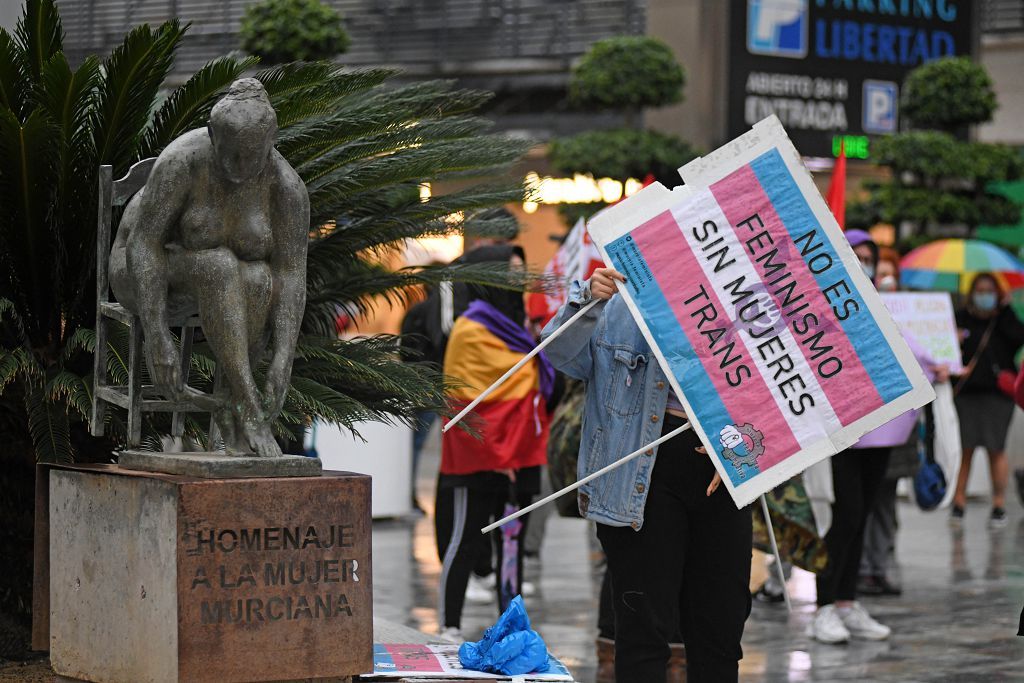 Manifestación feminista en Murcia