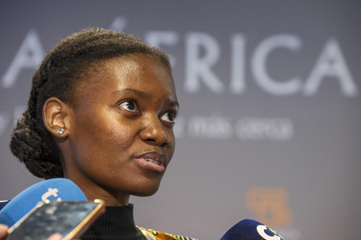 La investigadora, Olga Namasembe, coautora del Informe África 2026, presentado este martes en Casa África.